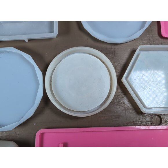 Lot of 8 Silicone Shape Molds/Moulds for Resin or Craft - Picture 5 of 9